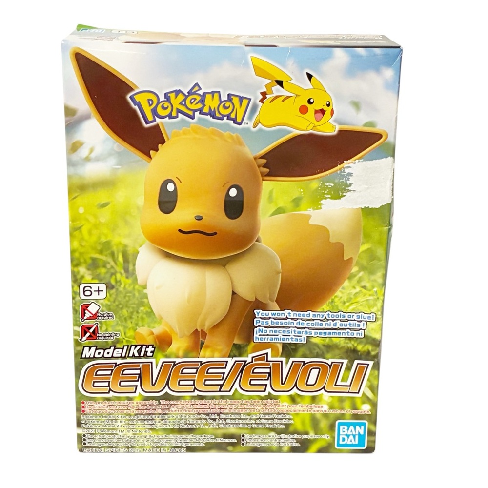 BANDAI POKEMON EEVEE EVOLI SNAP TOGETHER PAINTED MODEL KIT sk 1  BAS2487423 NEW